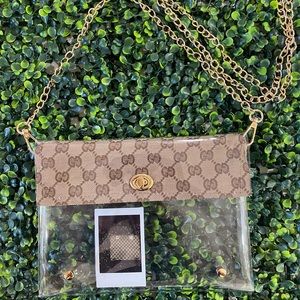 Medium crossbody stadium purse